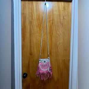 Tooled leather purse